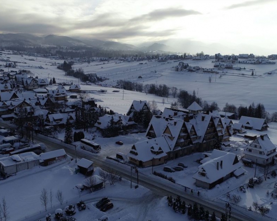 Okolice ośrodka zimą